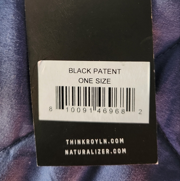 THINK ROYLN Sister Swing Patent Black Crossbody Bag with Red Lining - Picture 3 of 8